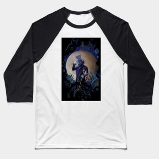 steampunk crow time keeper Baseball T-Shirt